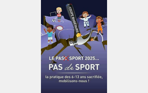 Pour 2025-2026, le Ministère des Sports reconduit Pass'Sport mais à partir de 14 ans.