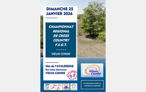 CHAMPIONNAT REGIONAL CROSS - VIEUX CONDE